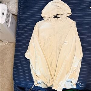 ALO Yoga Men's Bone Windbreaker Jacket